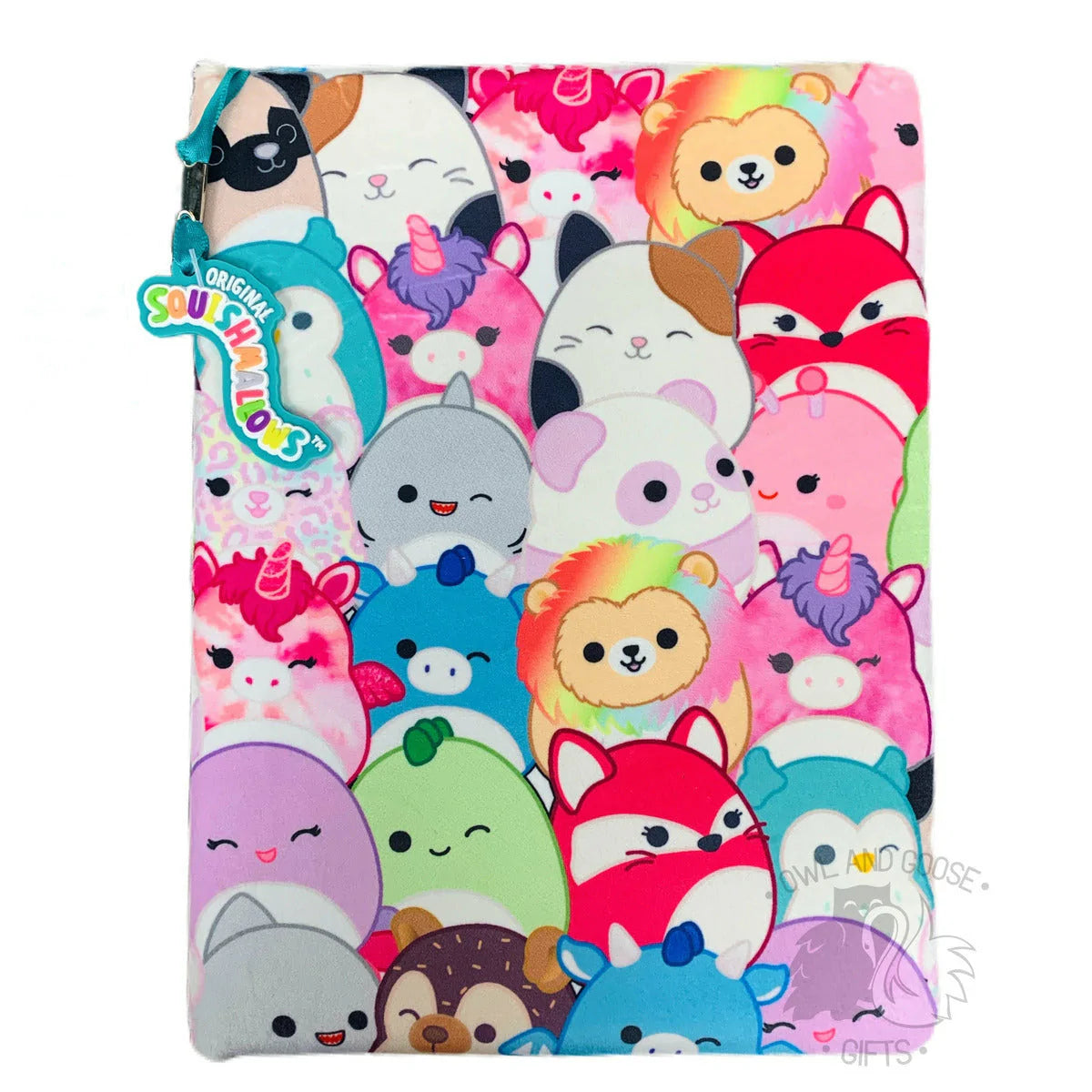 squishmallows plush print journal