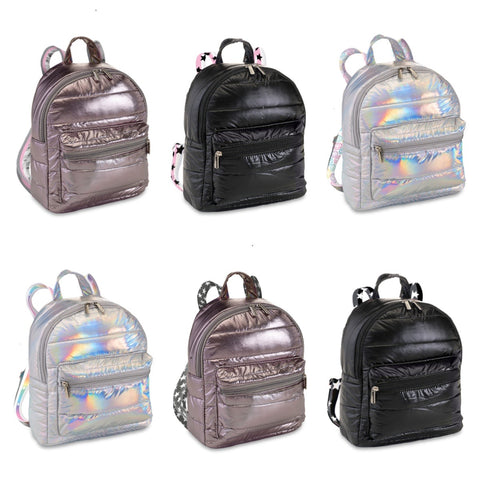 puffer mini backpack - assorted straps