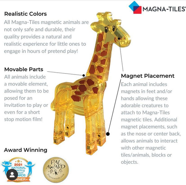 magna-tiles safari animals