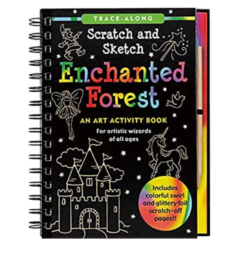 scratch and sketch - enchanted forest