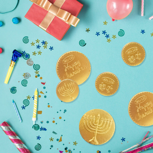 hanukkah gelt chocolate coins