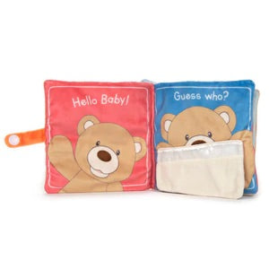 soft book - peek a boo or baby toothpick
