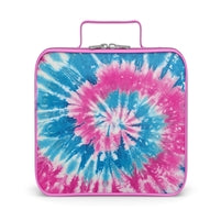 tie dye canvas insulated lunch box