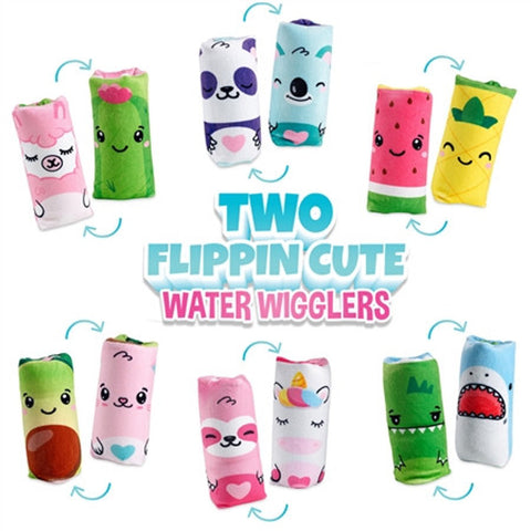 two flippin cute - plush water wrigglers toy