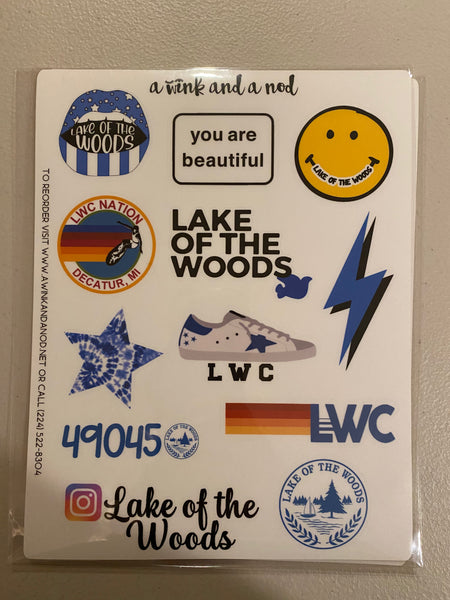 camp vinyl sticker sheets