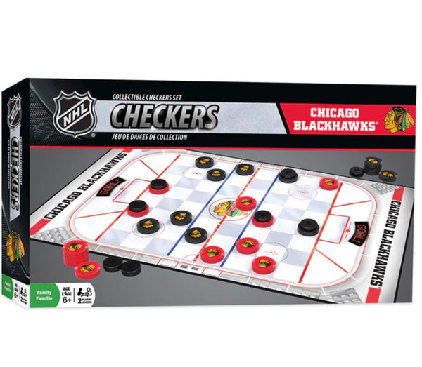 checkers - cubs, bears, blackhawks