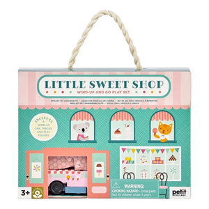 wind up and go little sweet shop play set