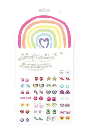 stick on earrings - assorted