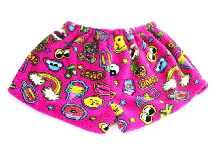 patches fuzzie shorts