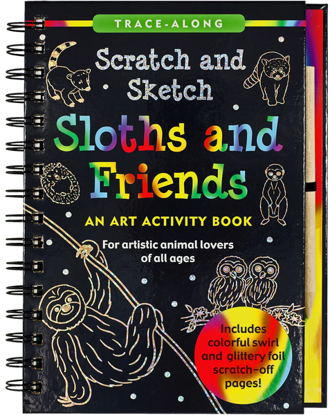 scratch and sketch sloths and friends