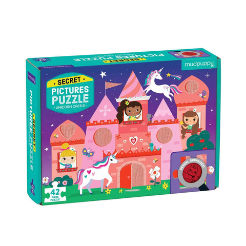 unicorn castle secret picture - 42 piece puzzle